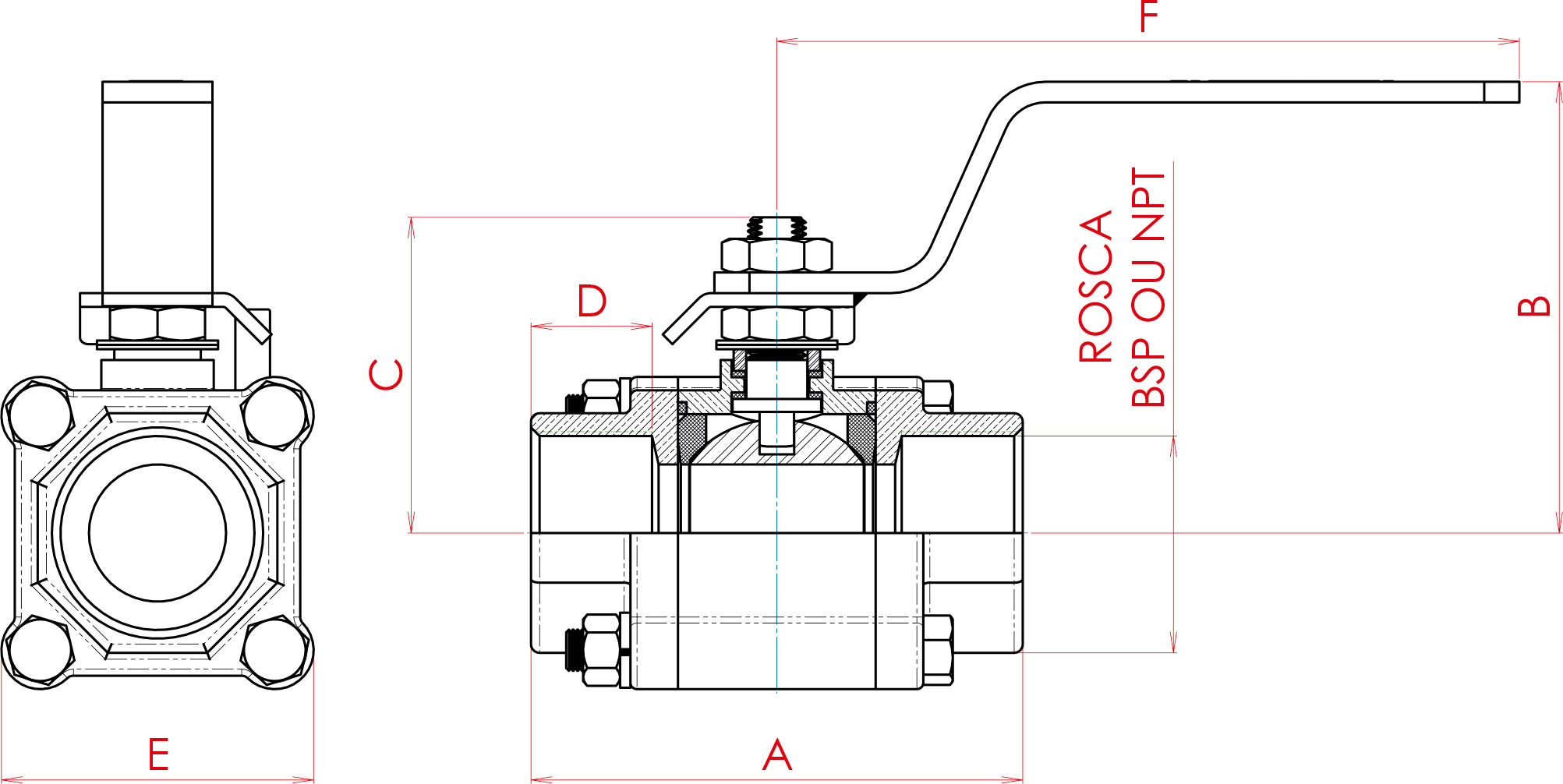 Valvula-de-Esfera-Tripartida-Latao-Forjado-Classe-300-desenho