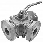 Válvula de Esfera Direcional Multivias Flange Classe 150 / DIN